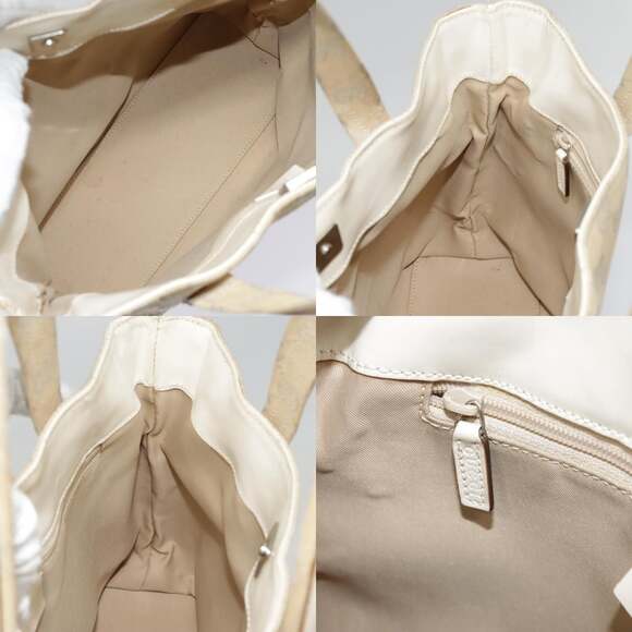 GUCCI GG Canvas Hand Bag Beige Silver 002 002 - Picture 12 of 13